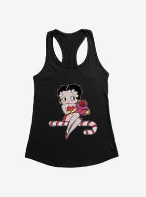 Betty Boop Candy Cane Womens Tank Top