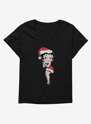 Betty Boop Christmas Wishes Womens T-Shirt Plus