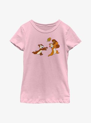 Disney Chip 'N' Dale Acorn Run Youth Girls T-Shirt