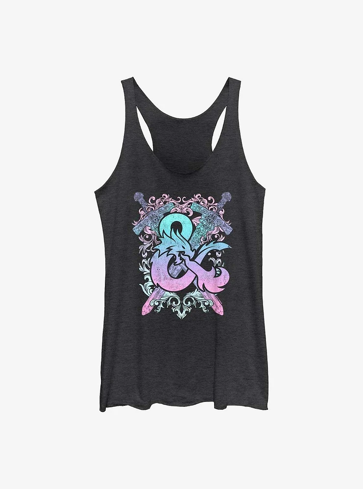Dungeons & Dragons Pastel Ampersand Womens Tank Top