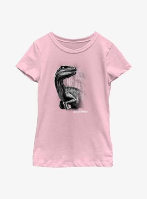 Jurassic World Raptor Smile Youth Girls T-Shirt