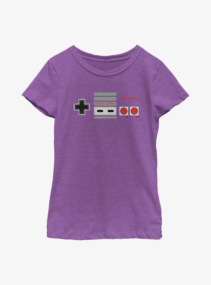 Nintendo NES Controller Youth Girls T-Shirt