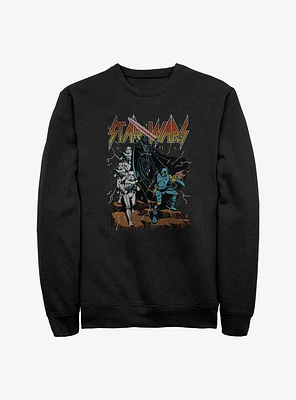 Star Wars Metal Band Logo Sweatshirt