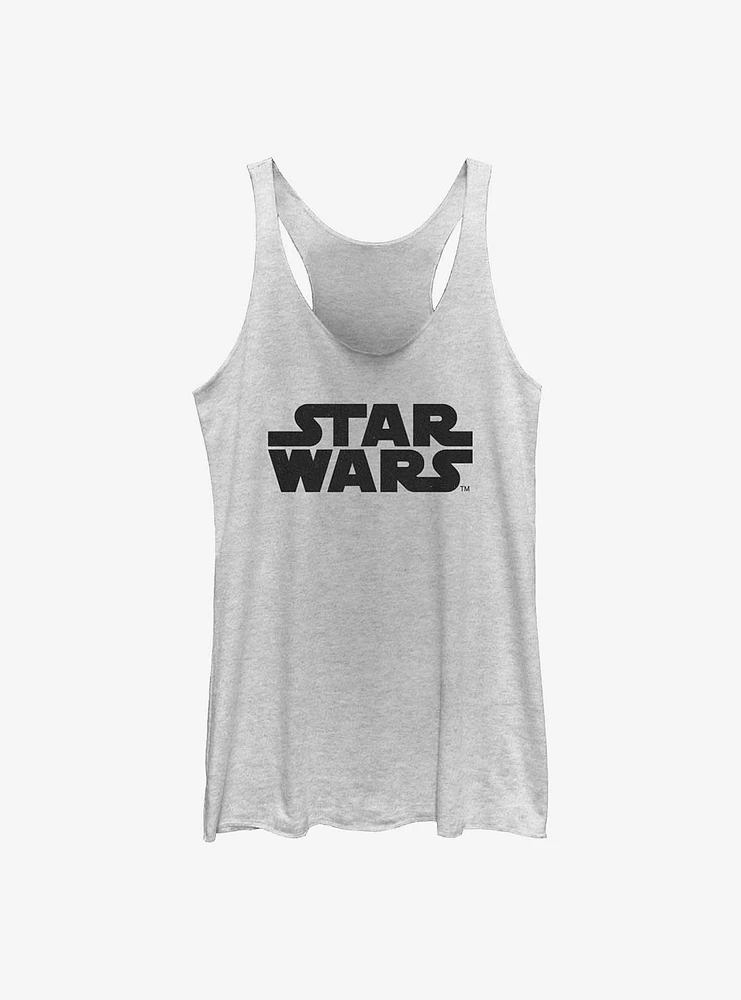 Star Wars Simple Logo Womens Tank Top