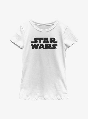 Star Wars Simple Logo Youth Girls T-Shirt