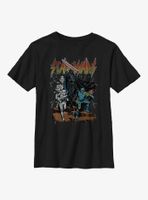 Star Wars Metal Band Logo Youth T-Shirt