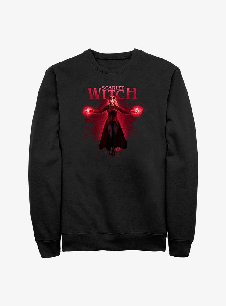 Marvel Doctor Strange The Multiverse Of Madness Scarlet Witch Splash Sweatshirt