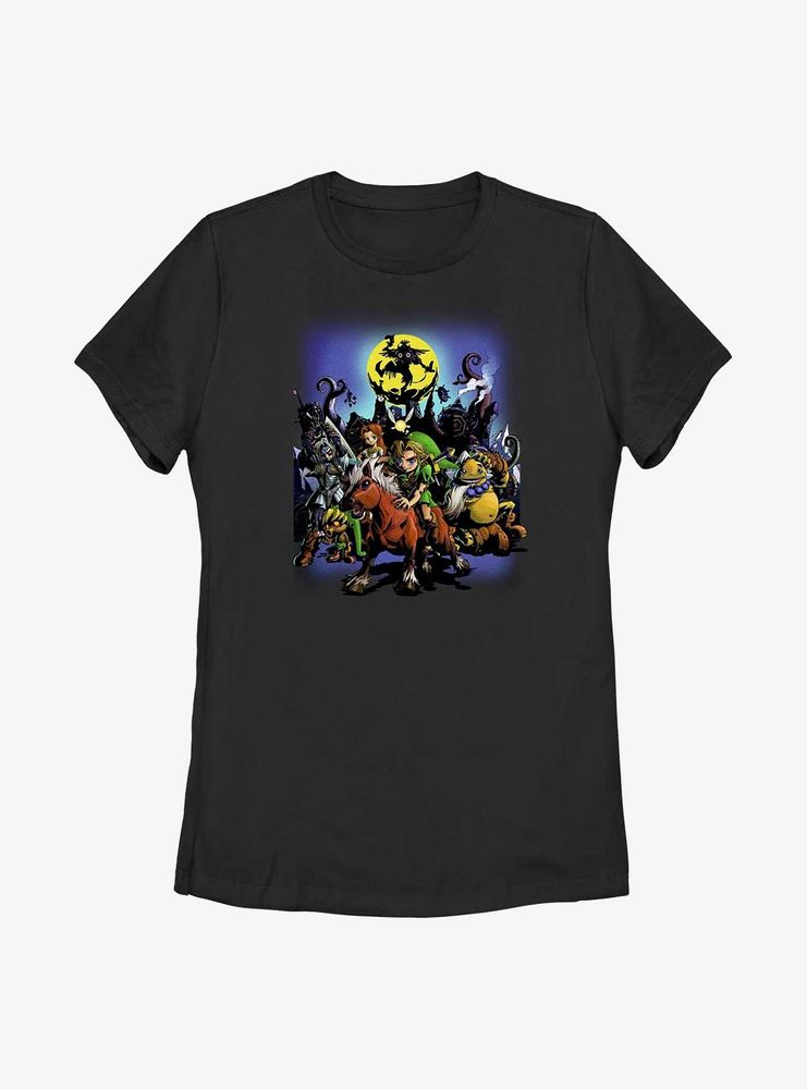 Nintendo The Legend Of Zelda Moon Dance Womens T-Shirt