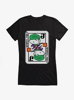 DC Comics Batman Chibi The Joker Card Girls T-Shirt