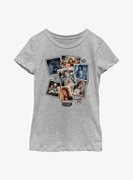 Stranger Things Eddie Collage Youth Girls T-Shirt