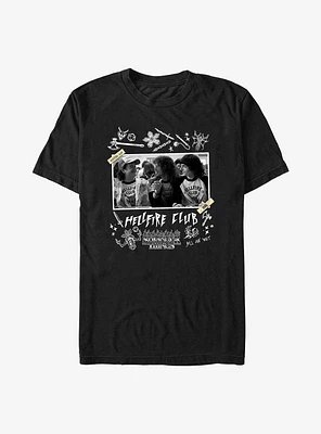 Stranger Things Hellfire Club Scrapbook T-Shirt