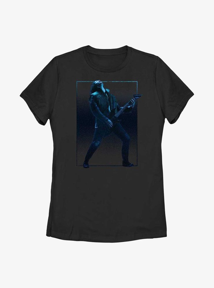 Stranger Things Eddie Guitar Solo Womens T-Shirt