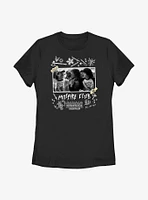 Stranger Things Hellfire Club Scrapbook Womens T-Shirt