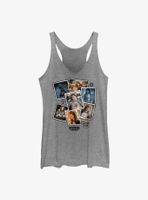 Stranger Things Eddie Collage Womens Tank Top