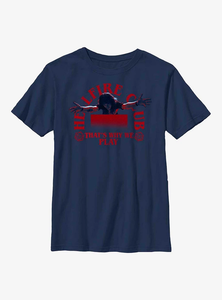 Stranger Things Hellfire Club That's Why We Play Youth T-Shirt