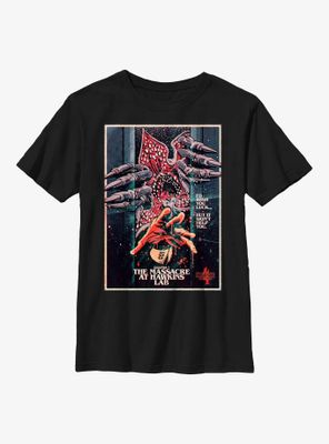 Stranger Things X Butcher Billy The Massacre At Hawkins Lab Youth T-Shirt