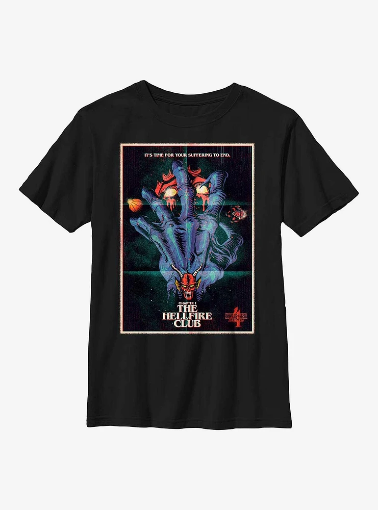 Stranger Things X Butcher Billy The Hellfire Club Youth T-Shirt