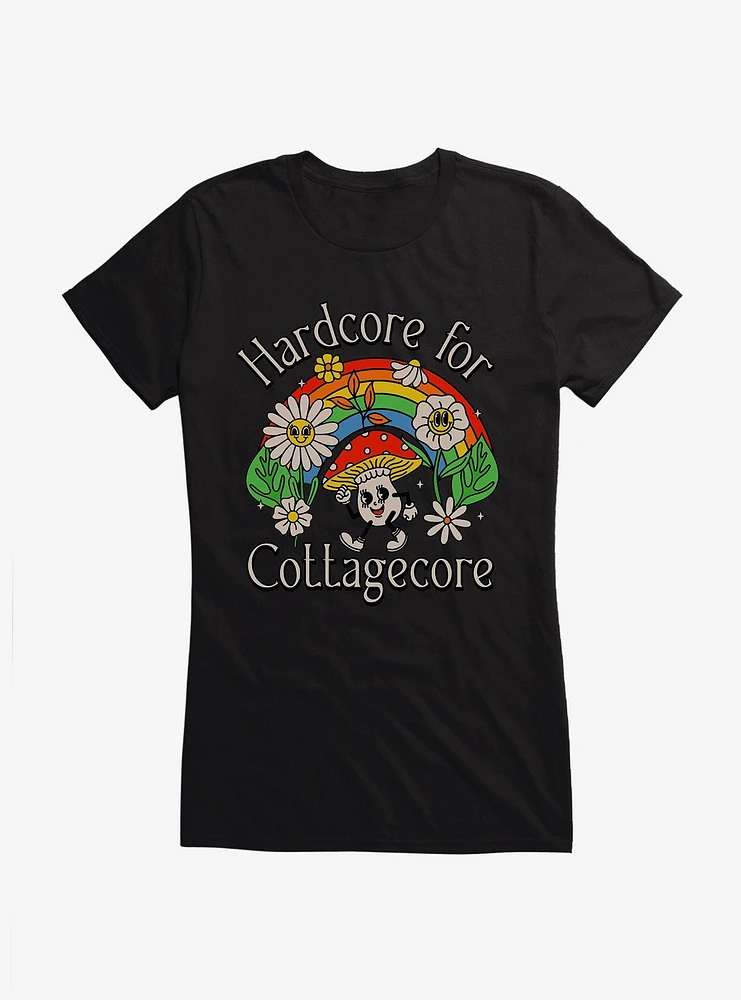 Cottagecore Hardcore Girls T-Shirt