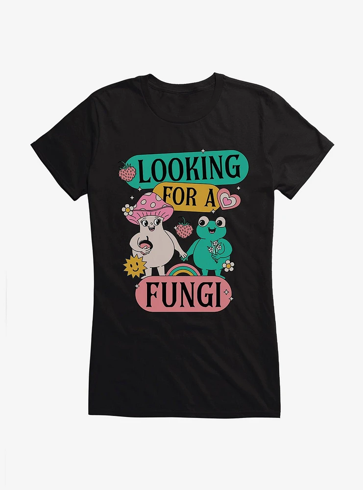 Cottagecore Looking For A Fungi Girls T-Shirt