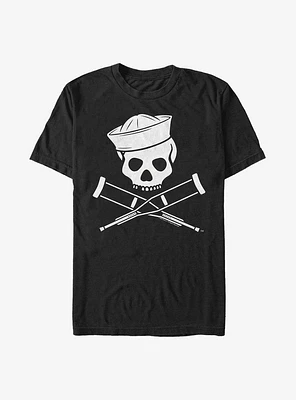 Jackass Sailor Skull Logo T-Shirt