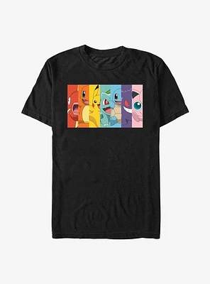Pokemon Character Panels T-Shirt