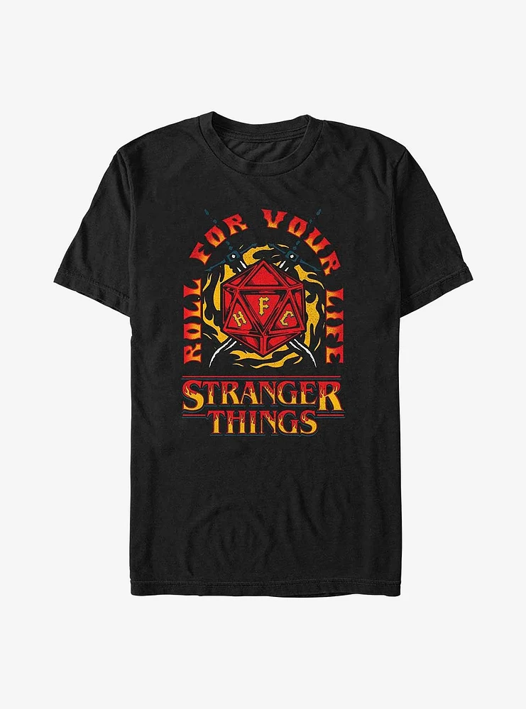 Stranger Things Fire and Dice T-Shirt