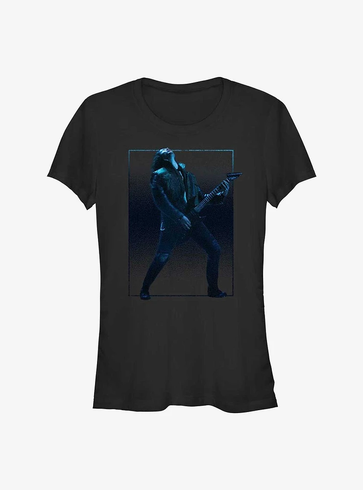 Stranger Things Eddie Munson Guitar Solo Girls T-Shirt