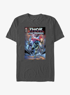 Marvel Thor: Love And Thunder Stormbreaker Throw Comic Cover T-Shirt