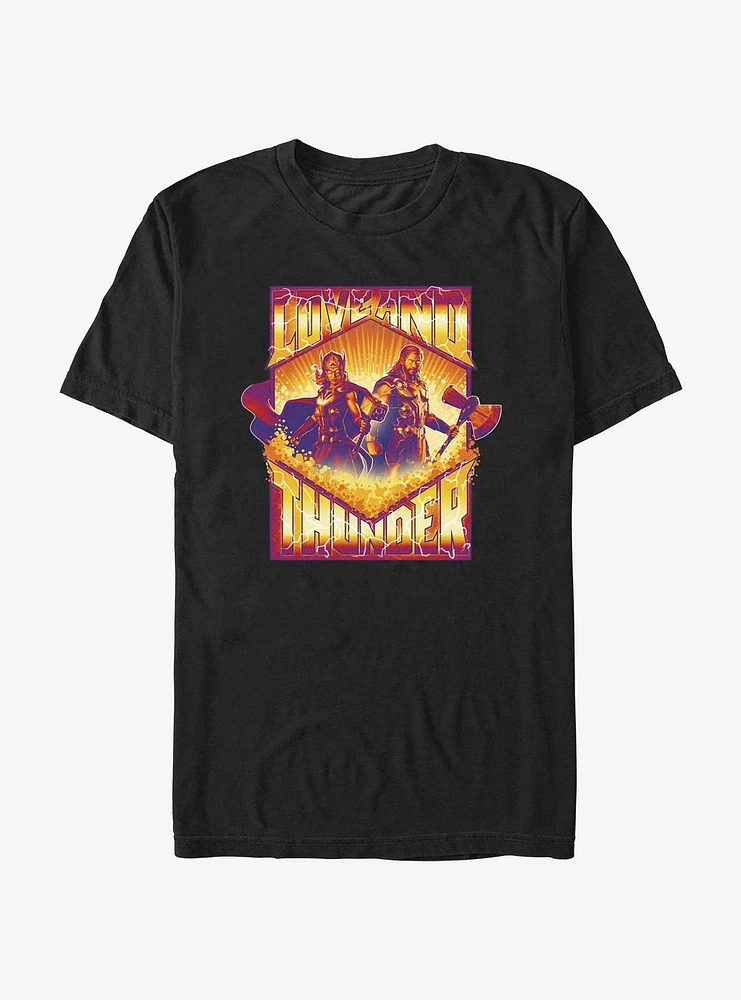Marvel Thor: Love And Thunder Badge T-Shirt