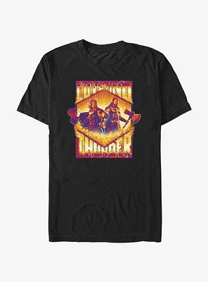 Marvel Thor: Love And Thunder Badge T-Shirt