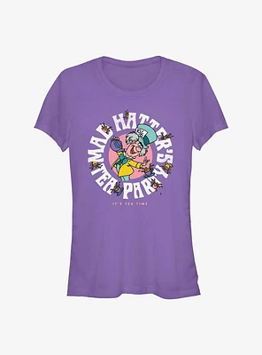 Disney Alice Wonderland Mad Hatter's Tea Party Girls T-Shirt