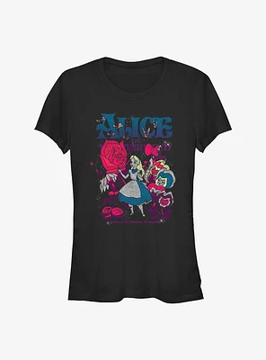 Disney Alice Wonderland Technicolor Girls T-Shirt