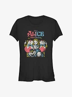 Disney Alice Wonderland Vintage Girls T-Shirt