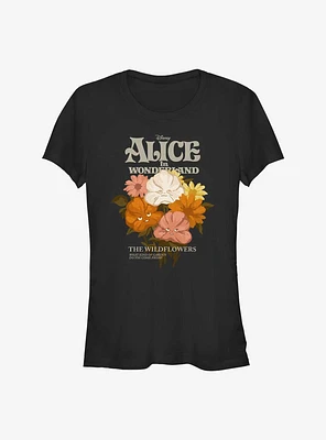 Disney Alice Wonderland The Wildflowers Girls T-Shirt