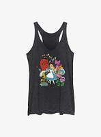 Disney Alice Wonderland Flower Afternoon Girls Tank