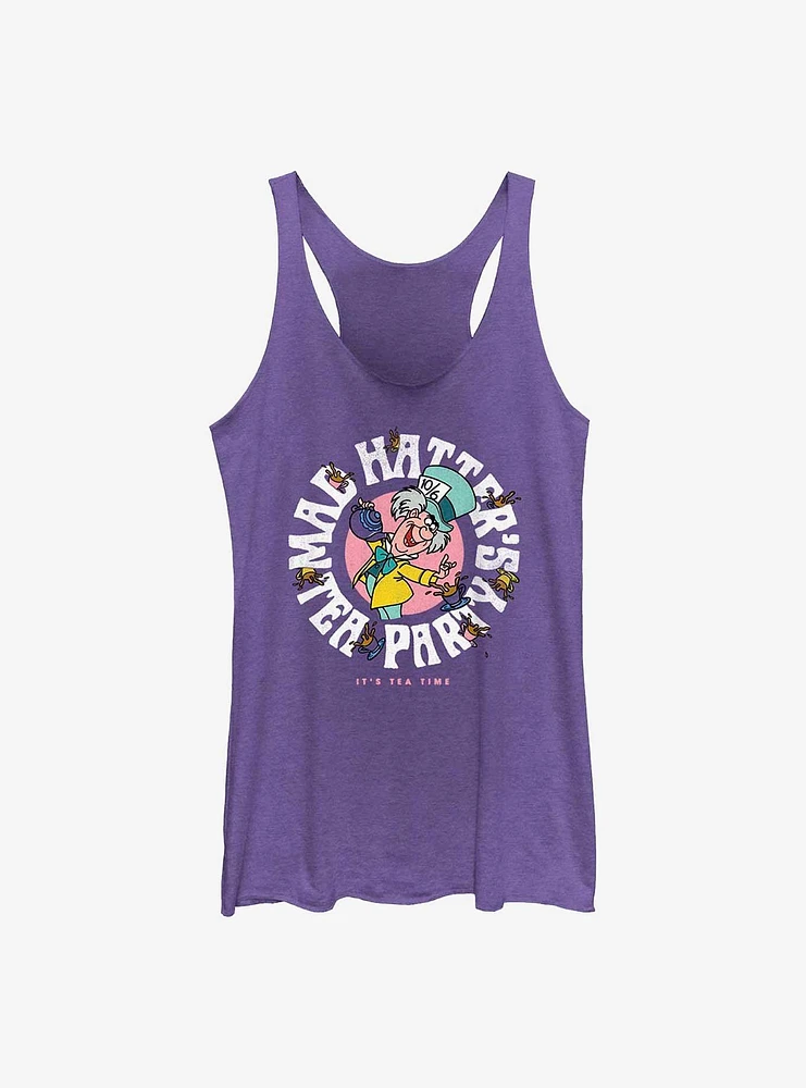 Disney Alice Wonderland Mad Hatter's Tea Party Girls Tank