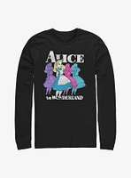 Disney Alice Wonderland Trippy Long-Sleeve T-Shirt