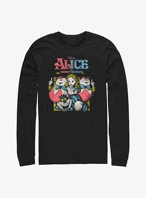 Disney Alice Wonderland Vintage Long-Sleeve T-Shirt