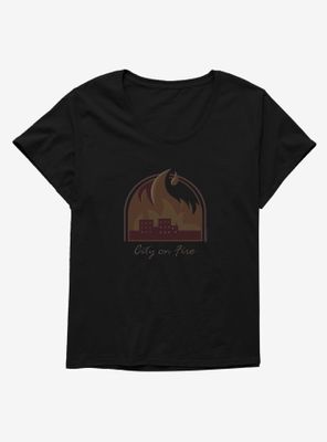 Life Is Strange: Before The Storm City On Fire Womens T-Shirt Plus