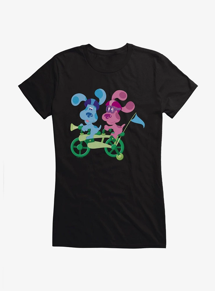 Blue's Clues Blue and Magenta Girls T-Shirt