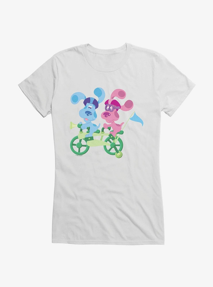 Blue's Clues Blue and Magenta Girls T-Shirt