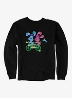 Blue's Clues Blue and Magenta Sweatshirt