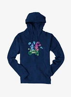 Blue's Clues Blue and Magenta Hoodie
