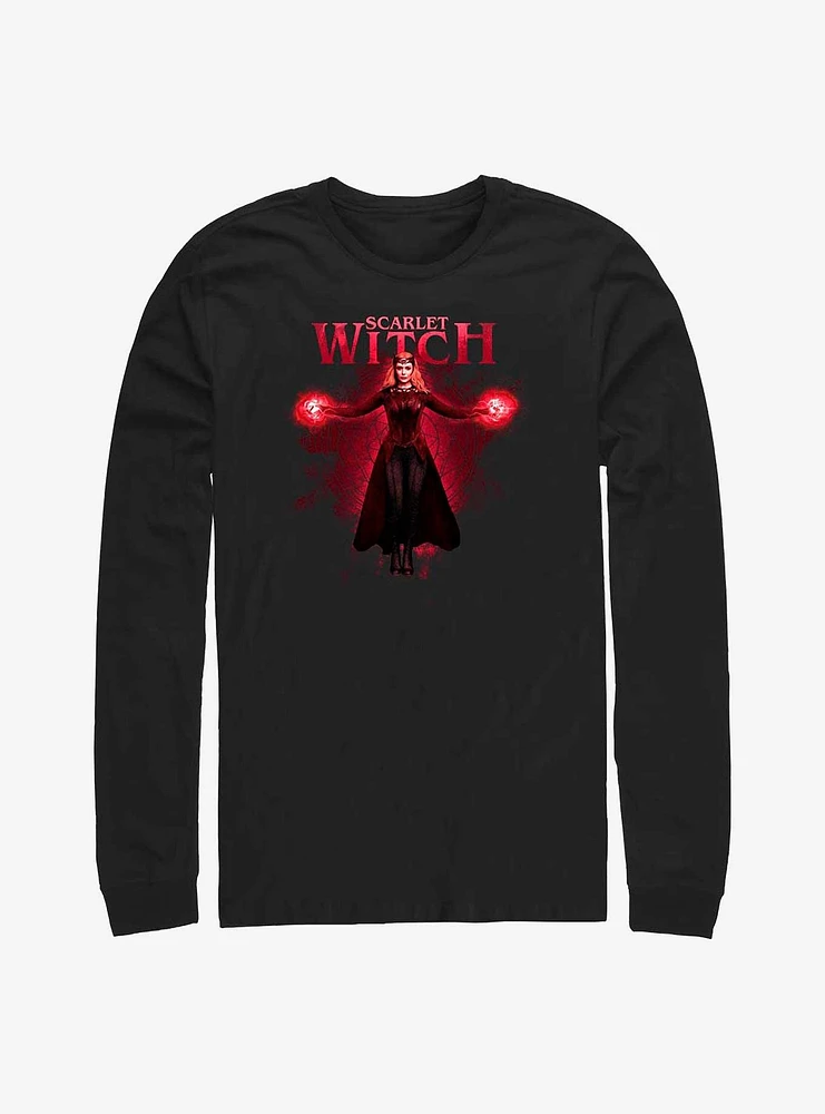 Marvel Doctor Strange the Multiverse of Madness Scarlet Witch Long-Sleeve T-Shirt