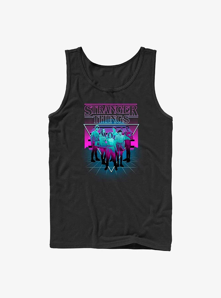 Stranger Things Neon Group Tank