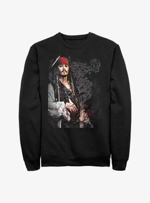 Disney Pirates of the Caribbean Ornate Captain Jack Sweatshirt