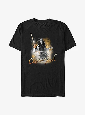 Disney Pirates of the Caribbean Captain Jack Poster T-Shirt