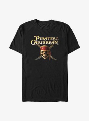 Disney Pirates of the Caribbean Skull Cross T-Shirt