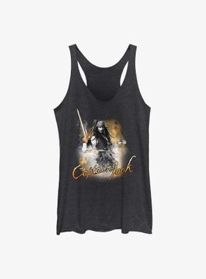 Disney Pirates of the Caribbean Captain Jack Poster Womens Tank Top