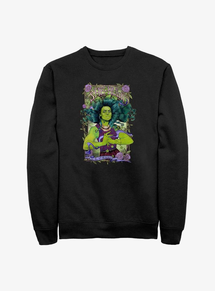 Marvel She-Hulk Will Not Be Silenced Sweatshirt